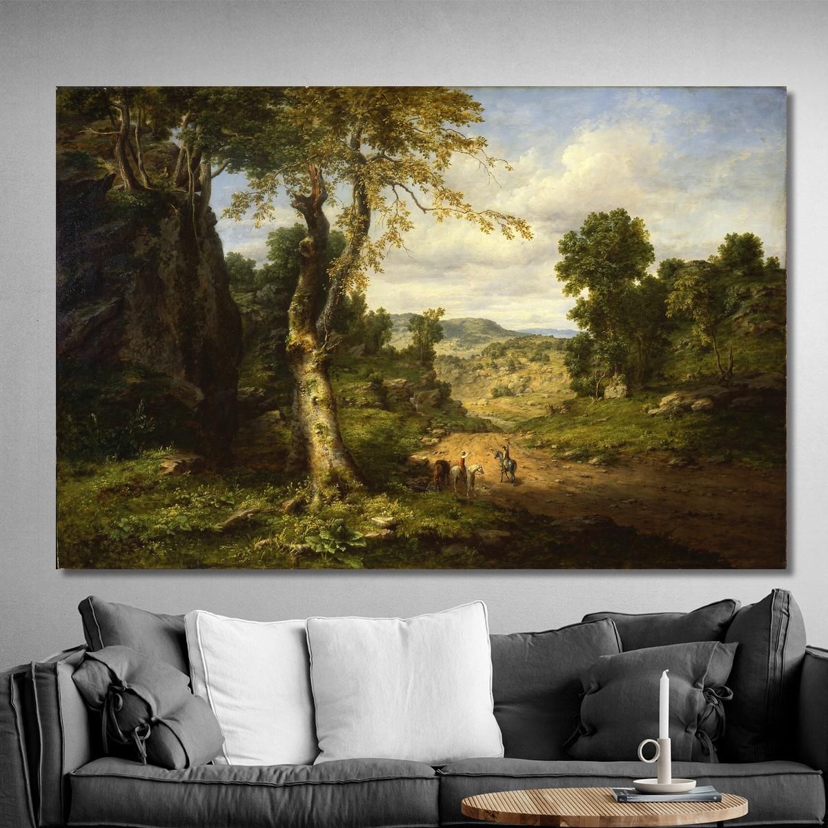 View In Berkshire County Massachusetts Clearing Off After A September Storm George Inness gin109 canvas print 