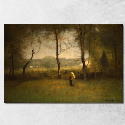 Wood Gatherers An Autumn Afternoon George Inness gin111 canvas print 