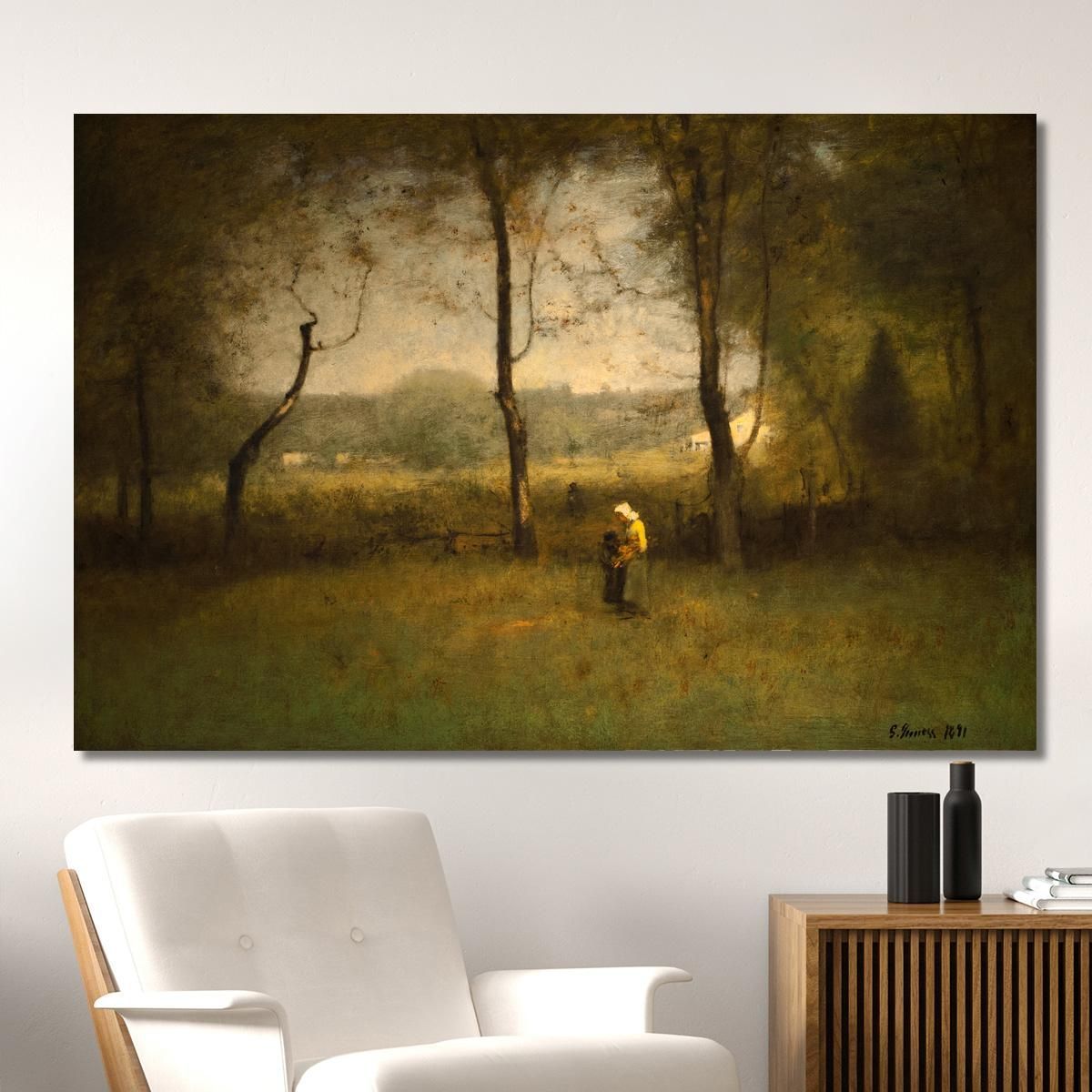 Wood Gatherers An Autumn Afternoon George Inness gin111 canvas print 