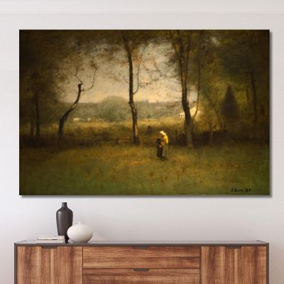 Wood Gatherers An Autumn Afternoon George Inness gin111 canvas print 