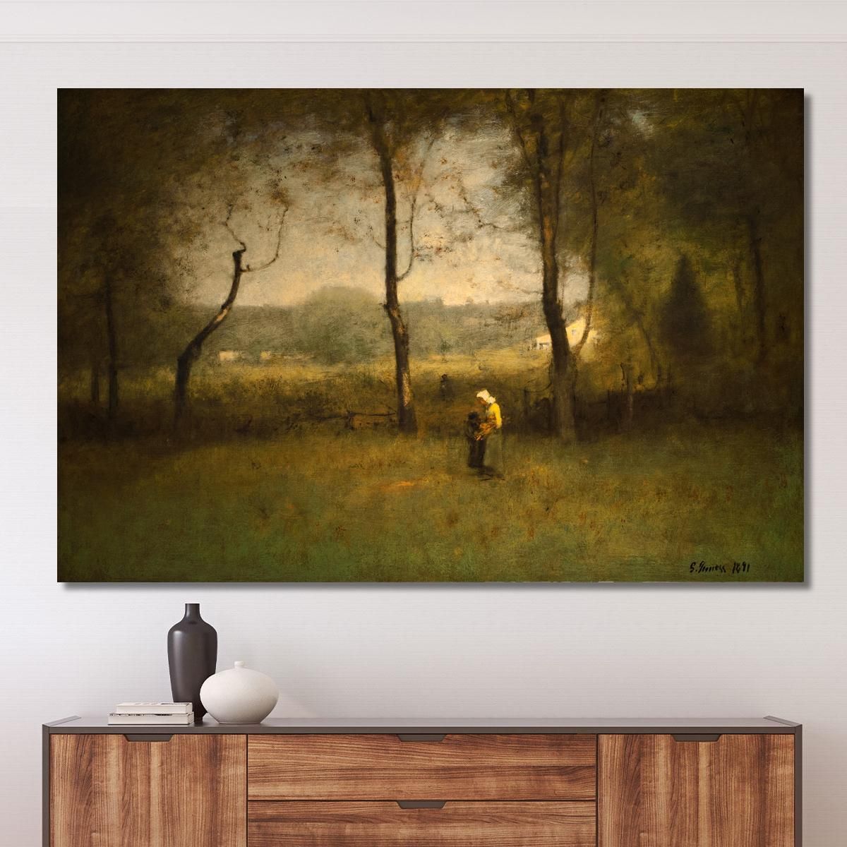 Wood Gatherers An Autumn Afternoon George Inness gin111 canvas print 