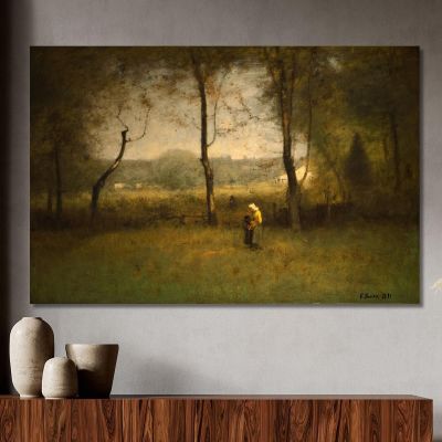 Wood Gatherers An Autumn Afternoon George Inness gin111 canvas print 