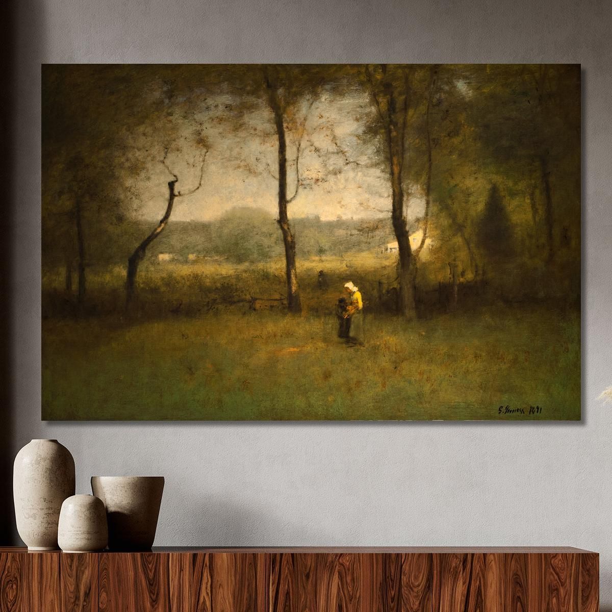 Wood Gatherers An Autumn Afternoon George Inness gin111 canvas print 