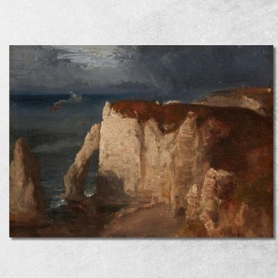Étretat George Inness gin112 canvas print 