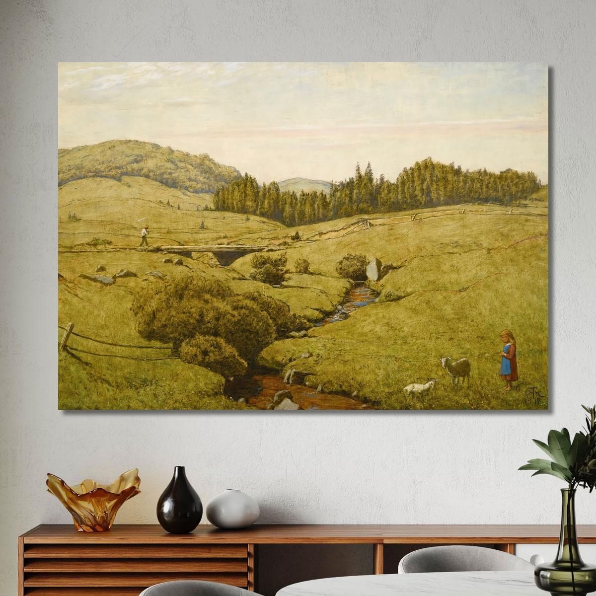 Black Forest Landscape Hans Thoma hth16 canvas print 