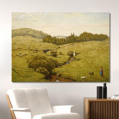 Black Forest Landscape Hans Thoma hth16 canvas print 