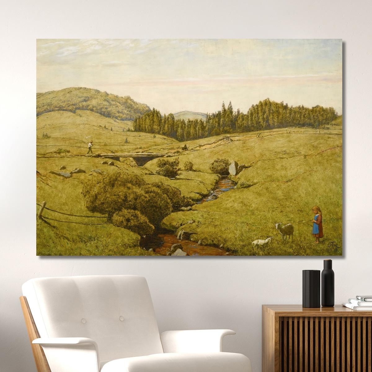 Black Forest Landscape Hans Thoma hth16 canvas print 
