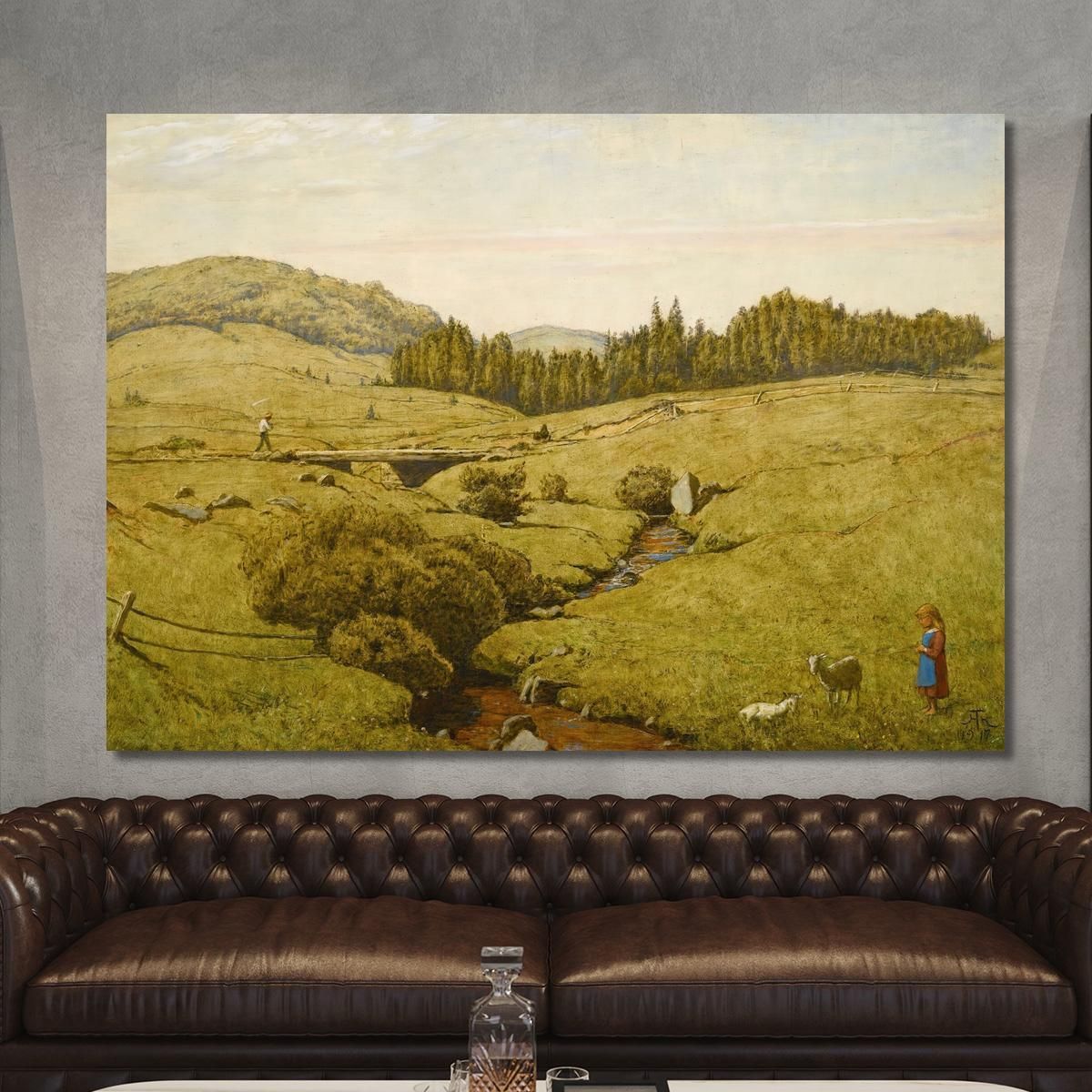Black Forest Landscape Hans Thoma hth16 canvas print 