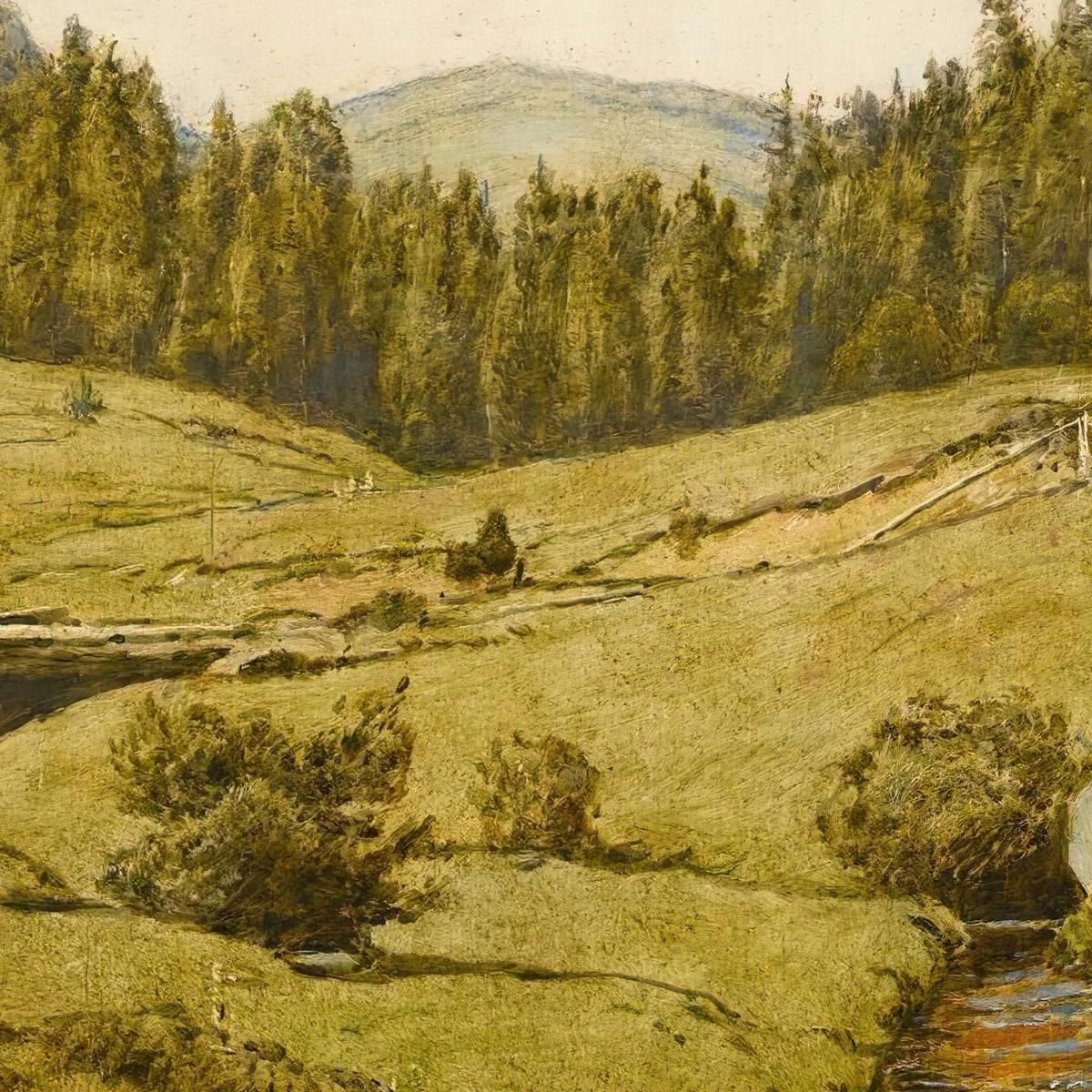 Black Forest Landscape Hans Thoma hth16 canvas print