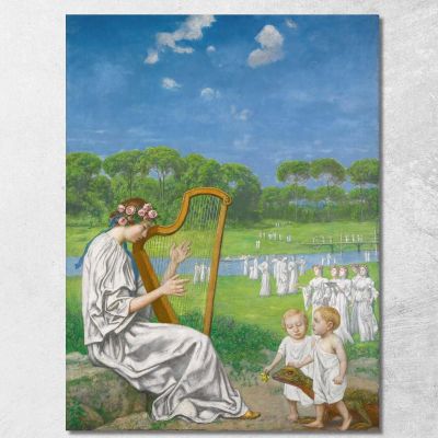 Spring Melody Hans Thoma hth40 canvas print 