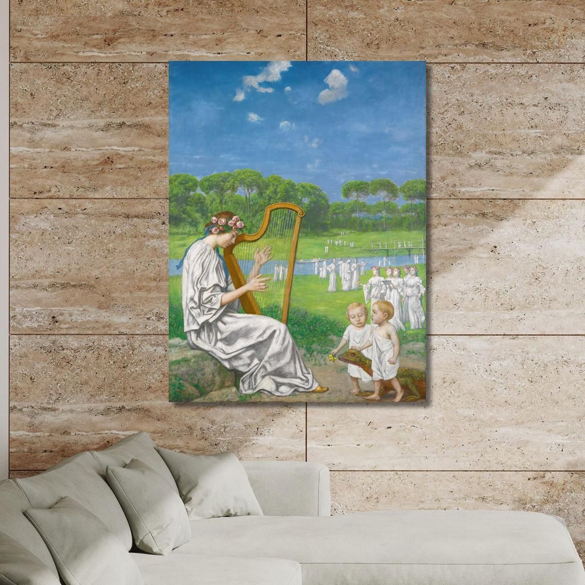 Spring Melody Hans Thoma hth40 canvas print 