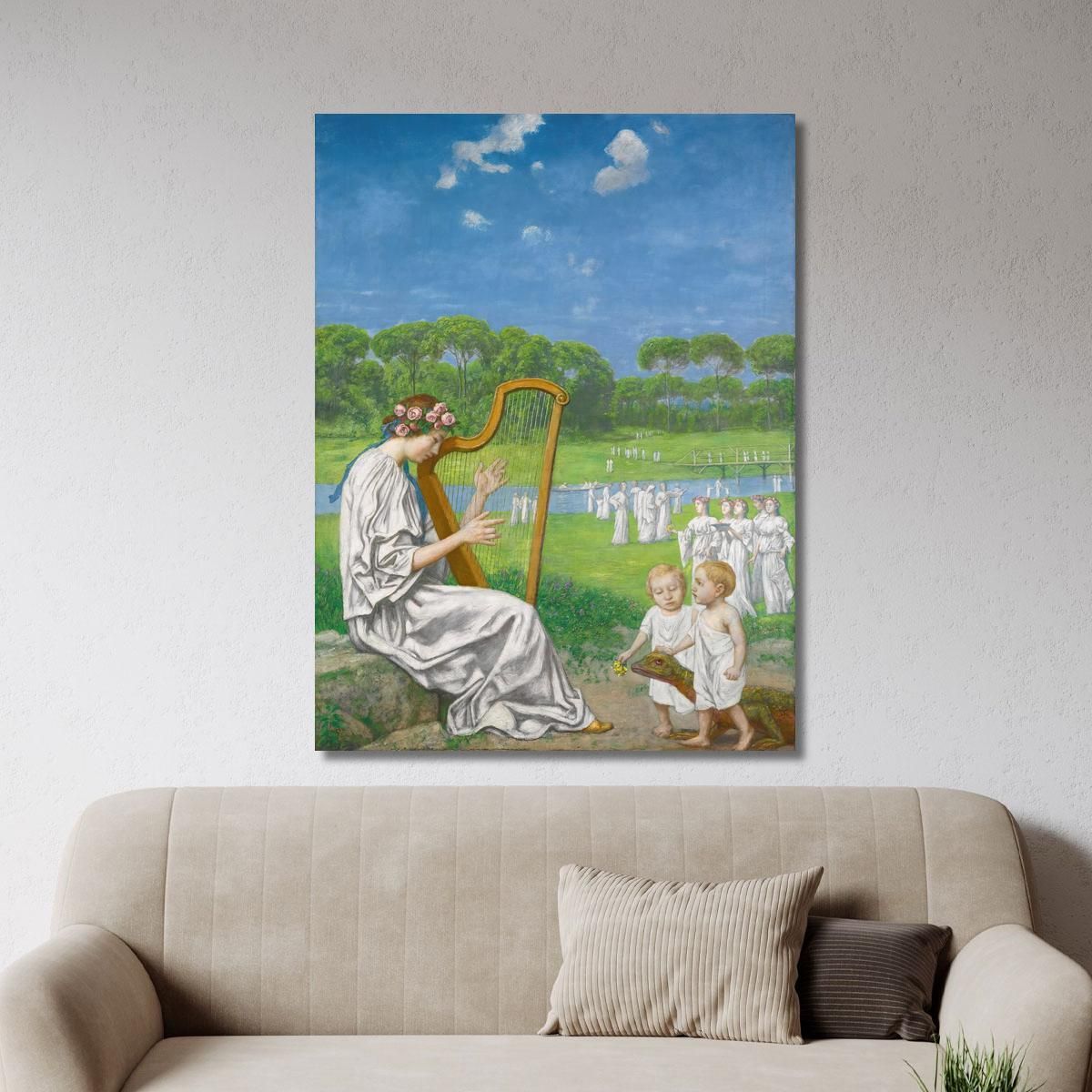 Spring Melody Hans Thoma hth40 canvas print 