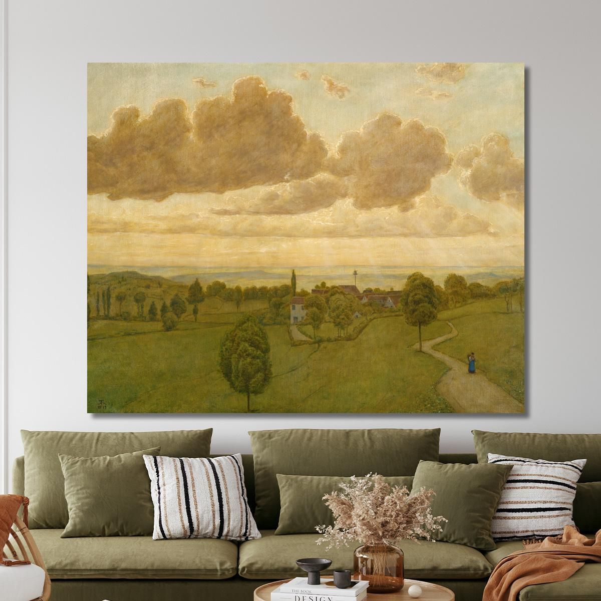 Landscape Hans Thoma hth48 canvas print 