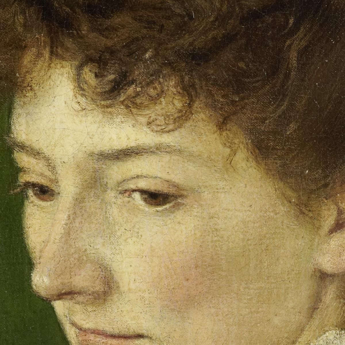 Portrait Of Ida Müller Née Scholderer Hans Thoma hth61 canvas print