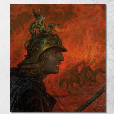 The War Hans Thoma hth82 canvas print 