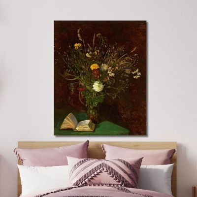 Vase With Flowers Hans Thoma hth86 canvas print 