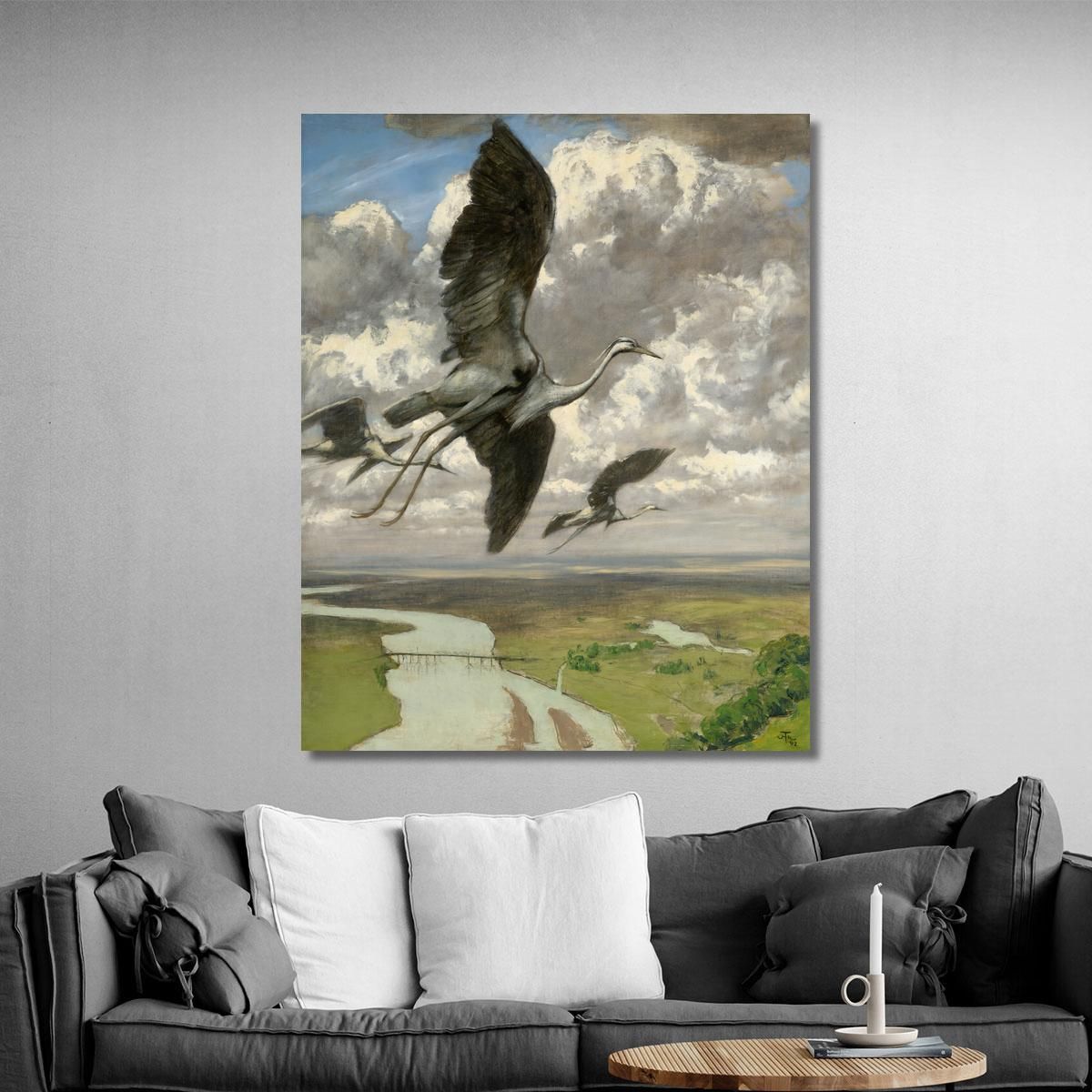 Wondrous Birds Hans Thoma hth88 canvas print 