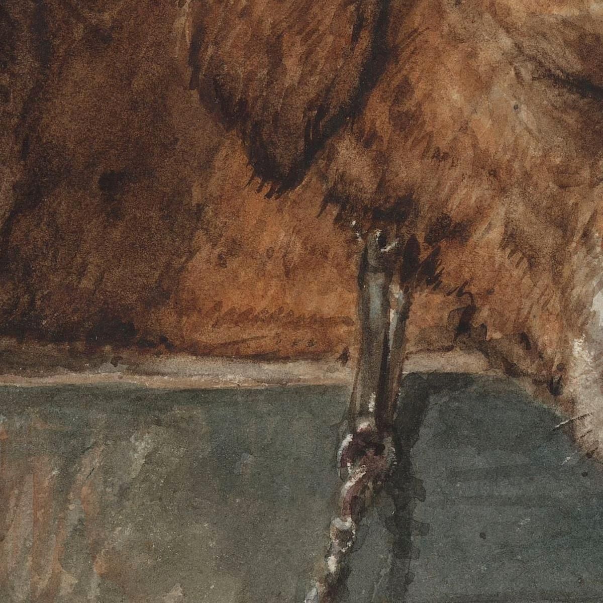 Kat Bespiedt Vogels Bij Een Slapende Hond Henriëtte Ronner-Knip hrk9 canvas print