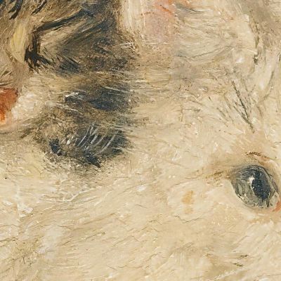 Two Kittens Henriëtte Ronner-Knip hrk31 canvas print