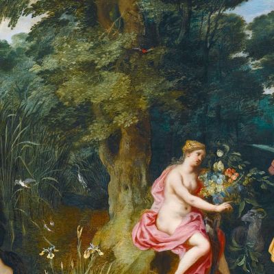 Allegory Of The Four Elements Ii Jan Brueghel the Younger jby9 canvas print