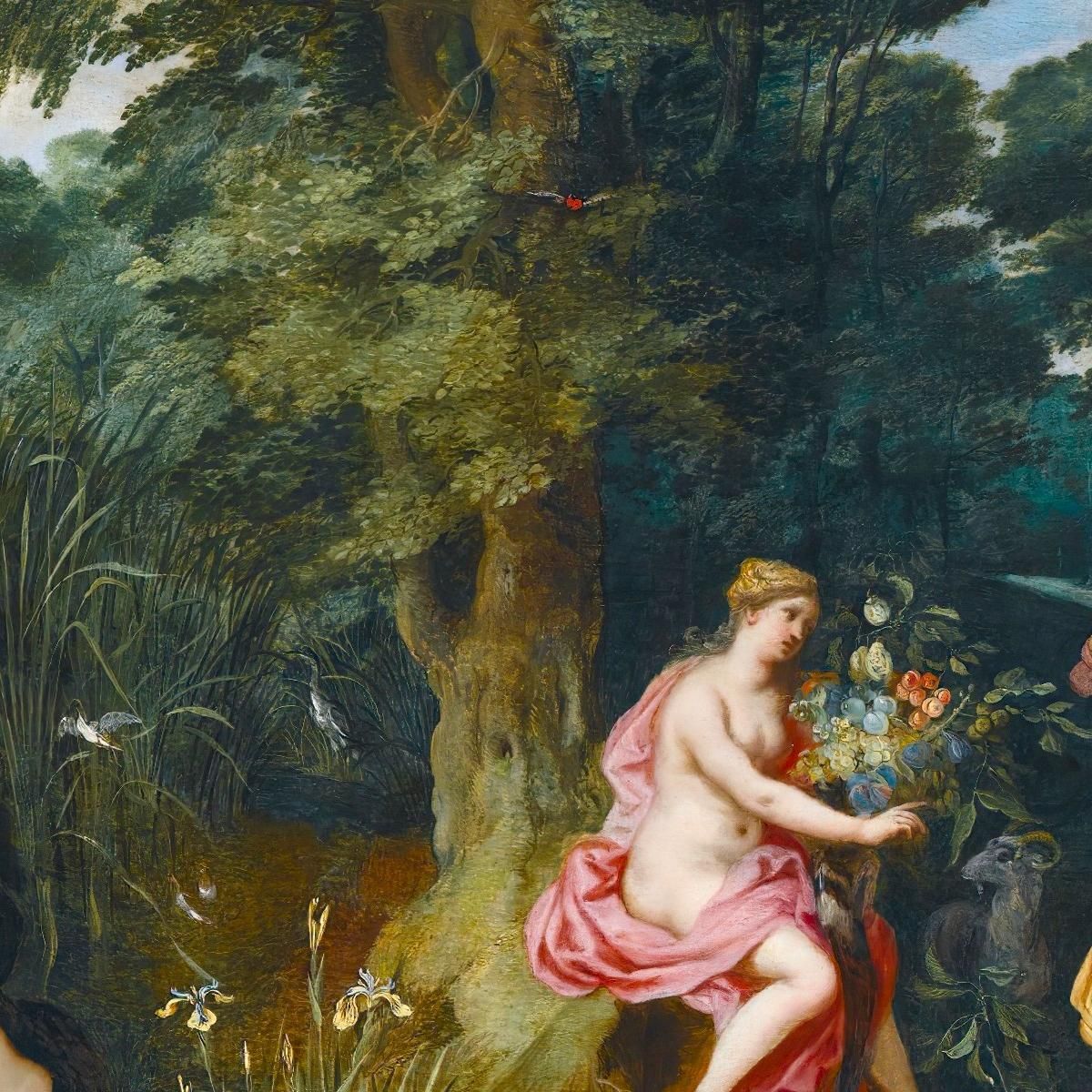 Allegory Of The Four Elements Ii Jan Brueghel the Younger jby9 canvas print