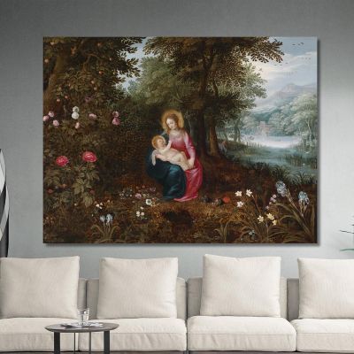 The Rest On The Flight Jan Brueghel the Younger jby20 canvas print 