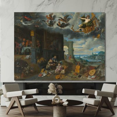 The Children Of The Planet Mercury Jan Brueghel the Younger jby35 canvas print 