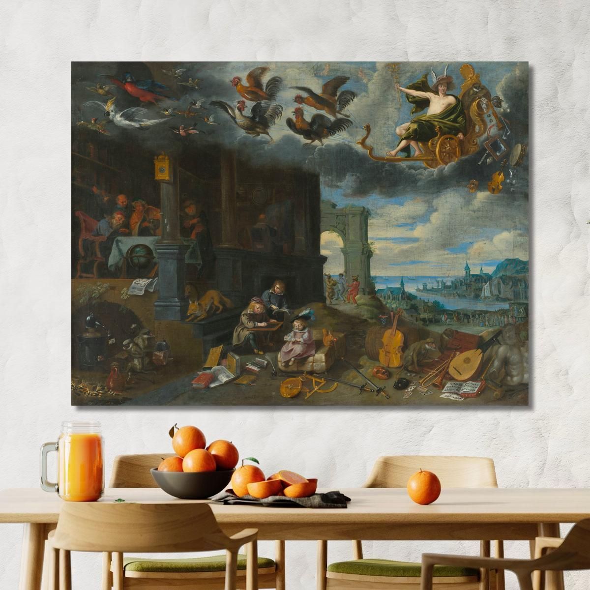 The Children Of The Planet Mercury Jan Brueghel the Younger jby35 canvas print 