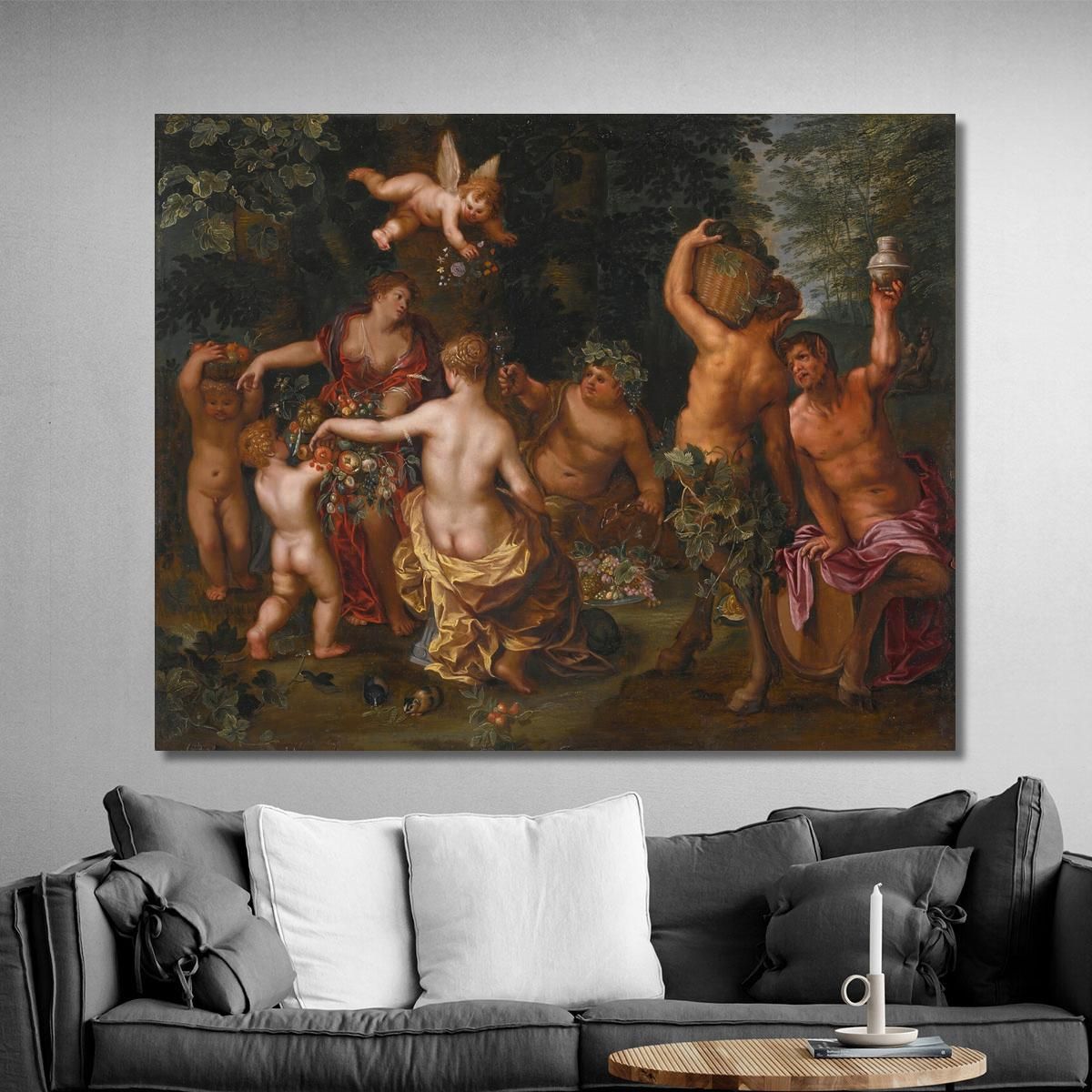 The Feast Of Bacchus Jan Brueghel the Younger jby37 canvas print 