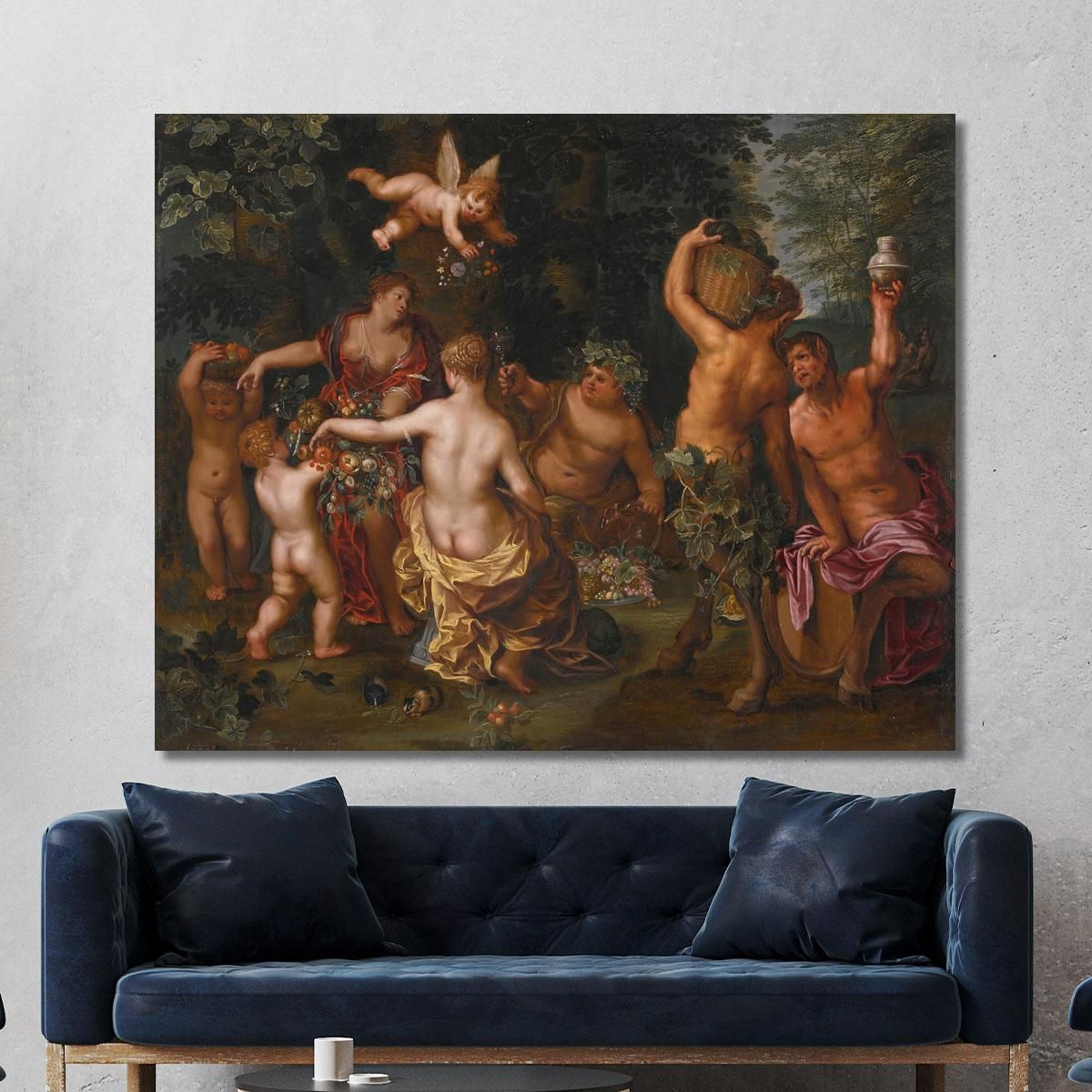The Feast Of Bacchus Jan Brueghel the Younger jby37 canvas print 
