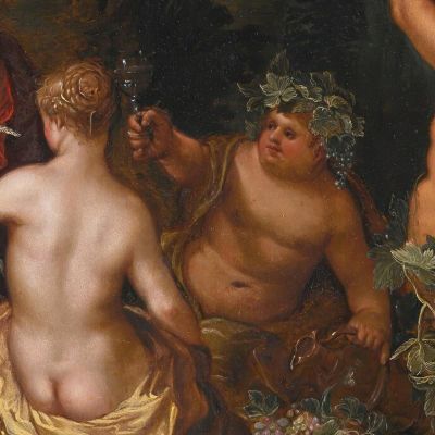 The Feast Of Bacchus Jan Brueghel the Younger jby37 canvas print