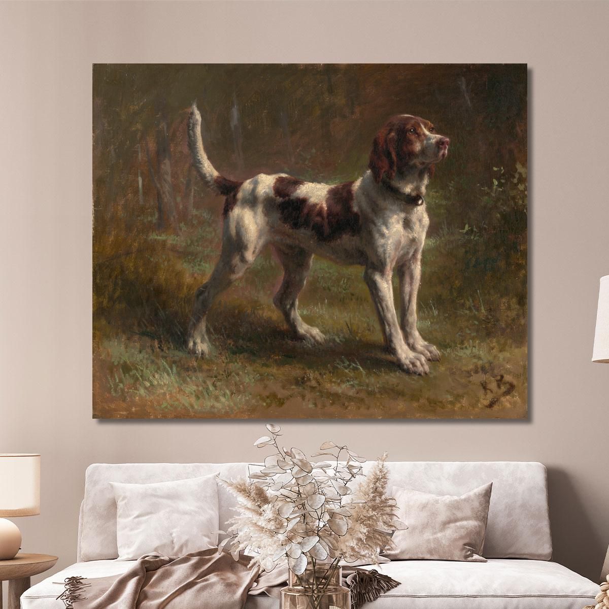 A Limier Briquet Hound Rosa Bonheur rbn3 canvas print 