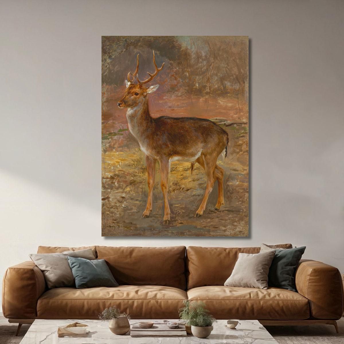 Stag Rosa Bonheur rbn10 canvas print 