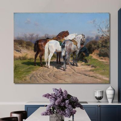 Relay Hunting Rosa Bonheur rbn38 canvas print 