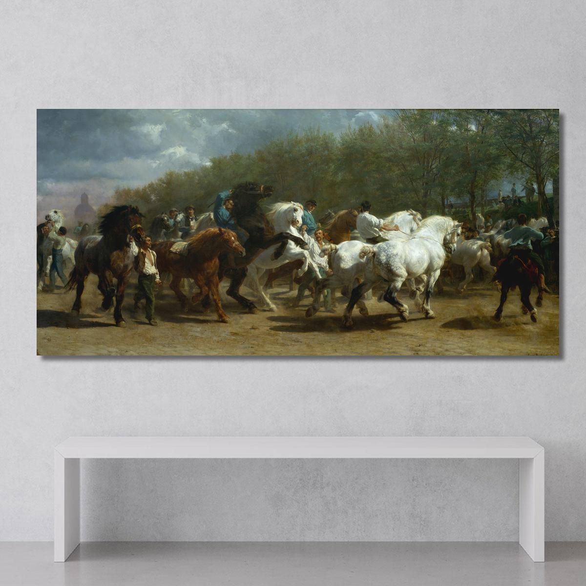 The Horse Fair Rosa Bonheur rbn47 canvas print 