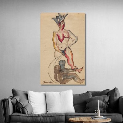 Figural Composition Zygmunt Waliszewski zwl15 canvas print 