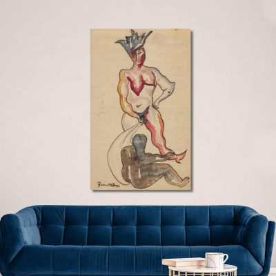 Figural Composition Zygmunt Waliszewski zwl15 canvas print 