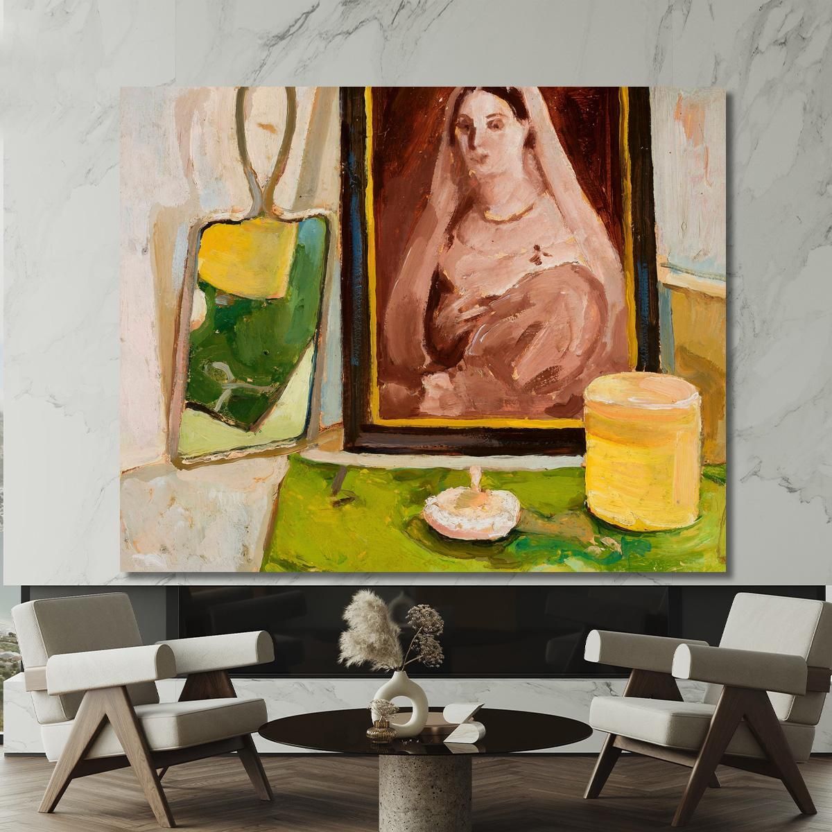 Still Life With A Portrait Zygmunt Waliszewski zwl50 canvas print 