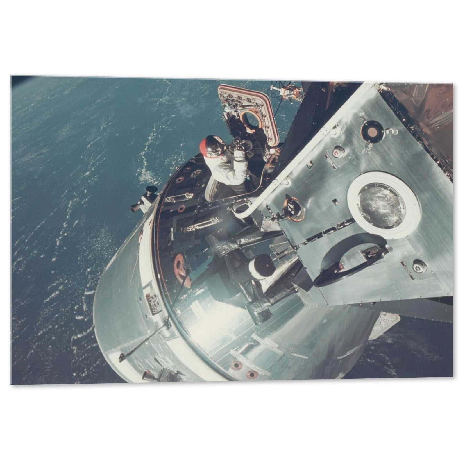 ภาพแคนวาส ตกแต่งบ้าน กรอบลอย วินเทจ นาซ่า มนุษย์อวกาศ nasa015
