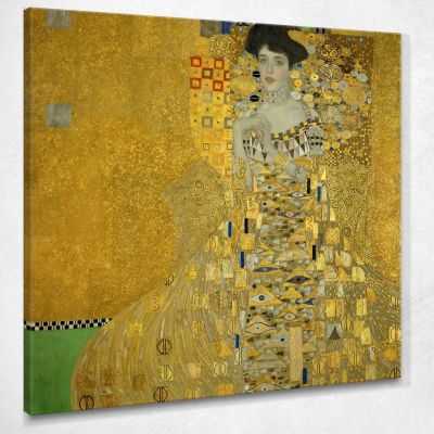 ภาพแคนวาส ตกแต่งบ้าน กรอบลอย Gustav Klimt Portrait Of Adele Bloch Bauer KG2