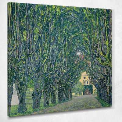 Alley In The Park Of Schloss Kammer Gustav Klimt canvas print KG4
