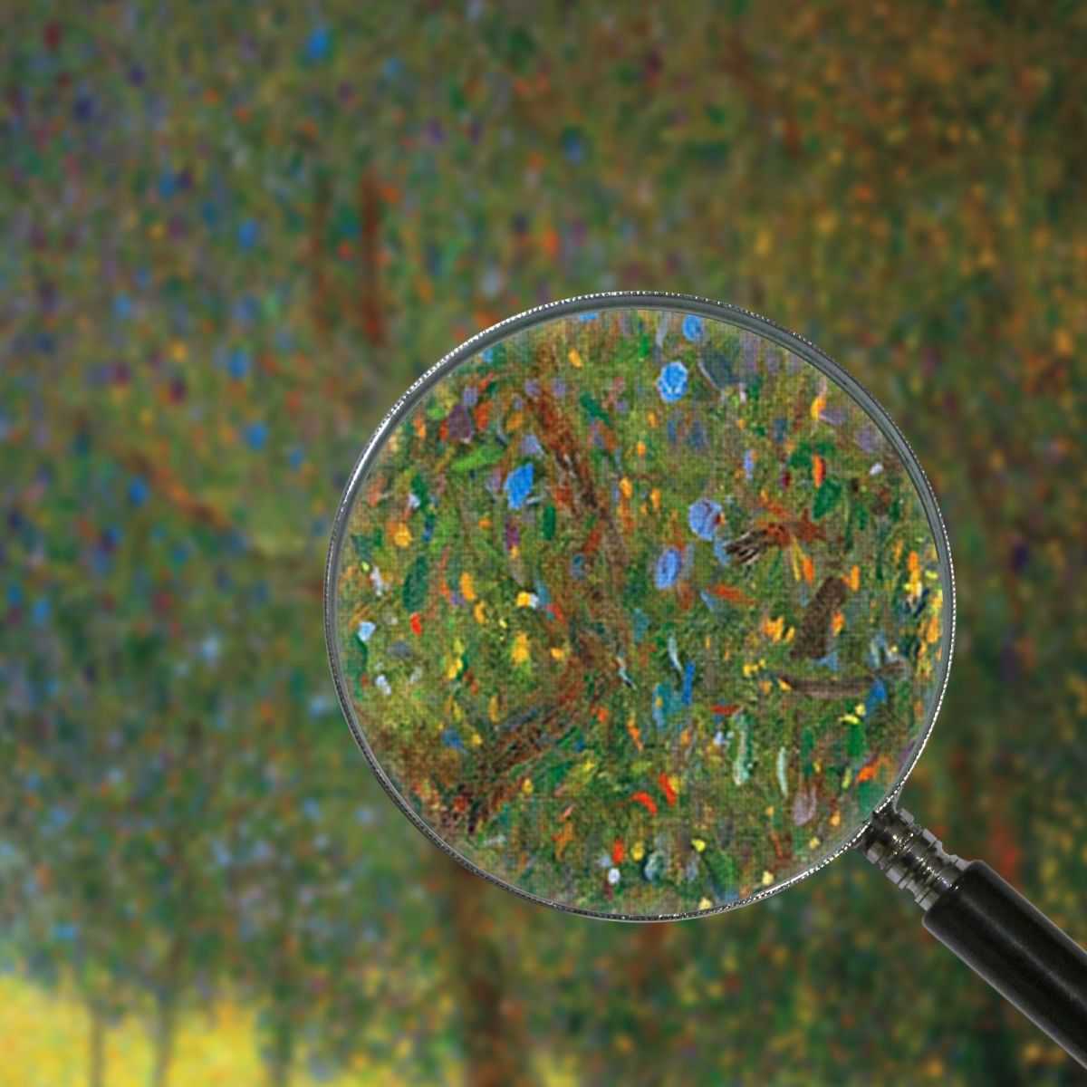 ภาพแคนวาส ตกแต่งบ้าน กรอบลอย Gustav Klimt Fruit trees KG15