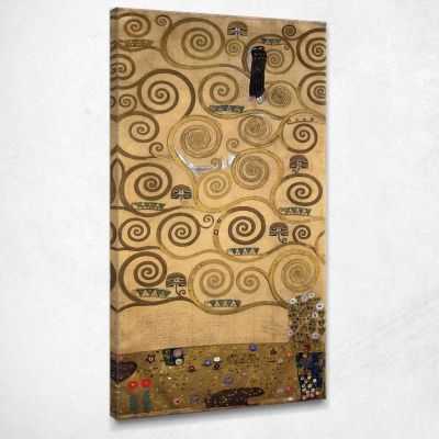 Mural for the dining room of the Stoclet Palais 1905 Gustav Klimt canvas print KG35