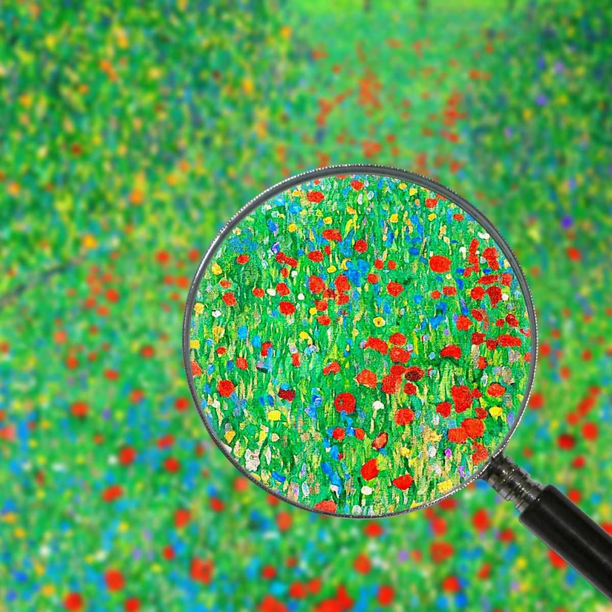 Field Of Poppies Gustav Klimt canvas print KG44