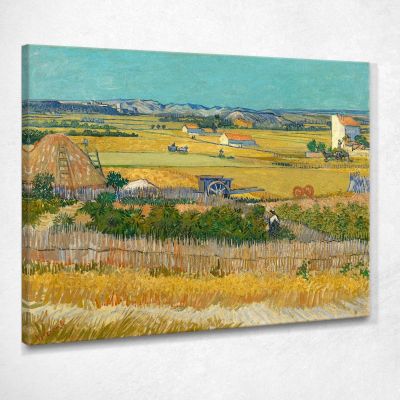 The Harvest Van Gogh Vincent canvas print vvg3