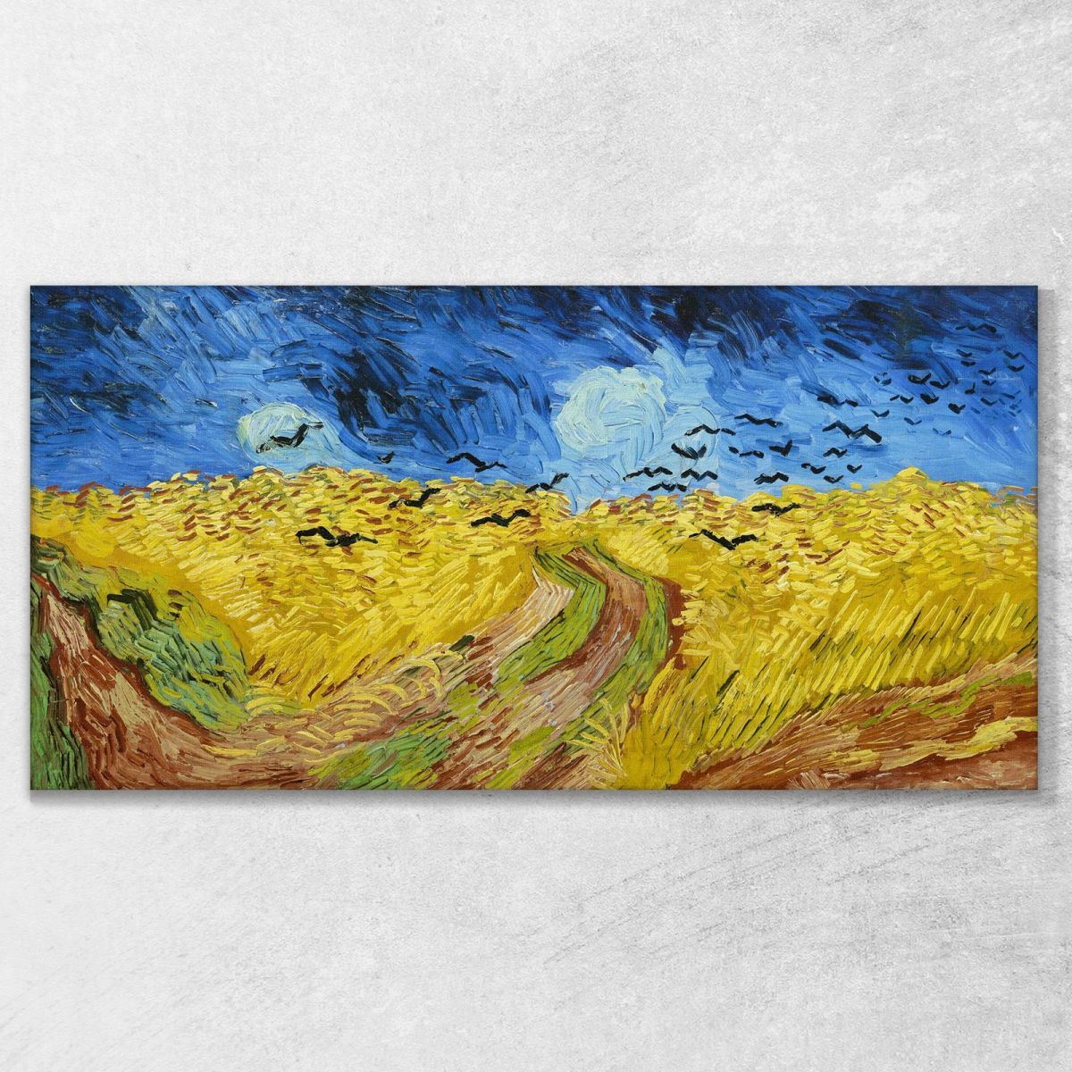 Wheatfield With Crows Van Gogh Vincent canvas print vvg4
