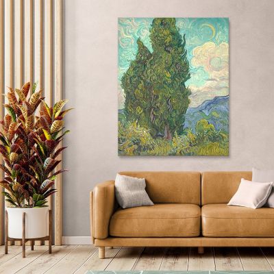 Cypresses Van Gogh Vincent canvas print vvg6