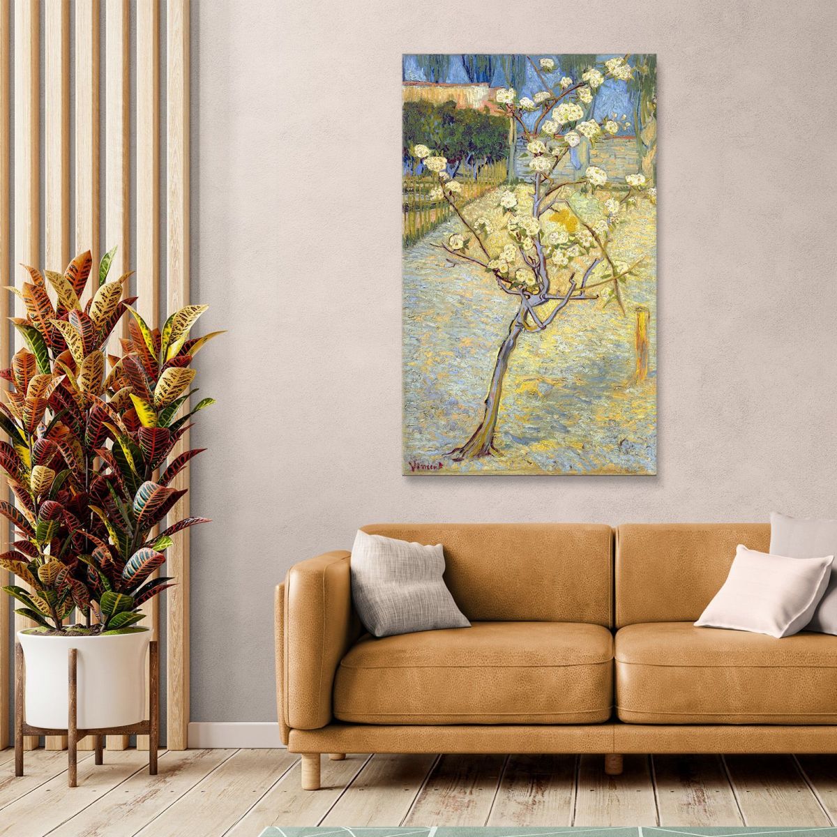 Small Pear Tree In Blossom Van Gogh Vincent canvas print vvg8