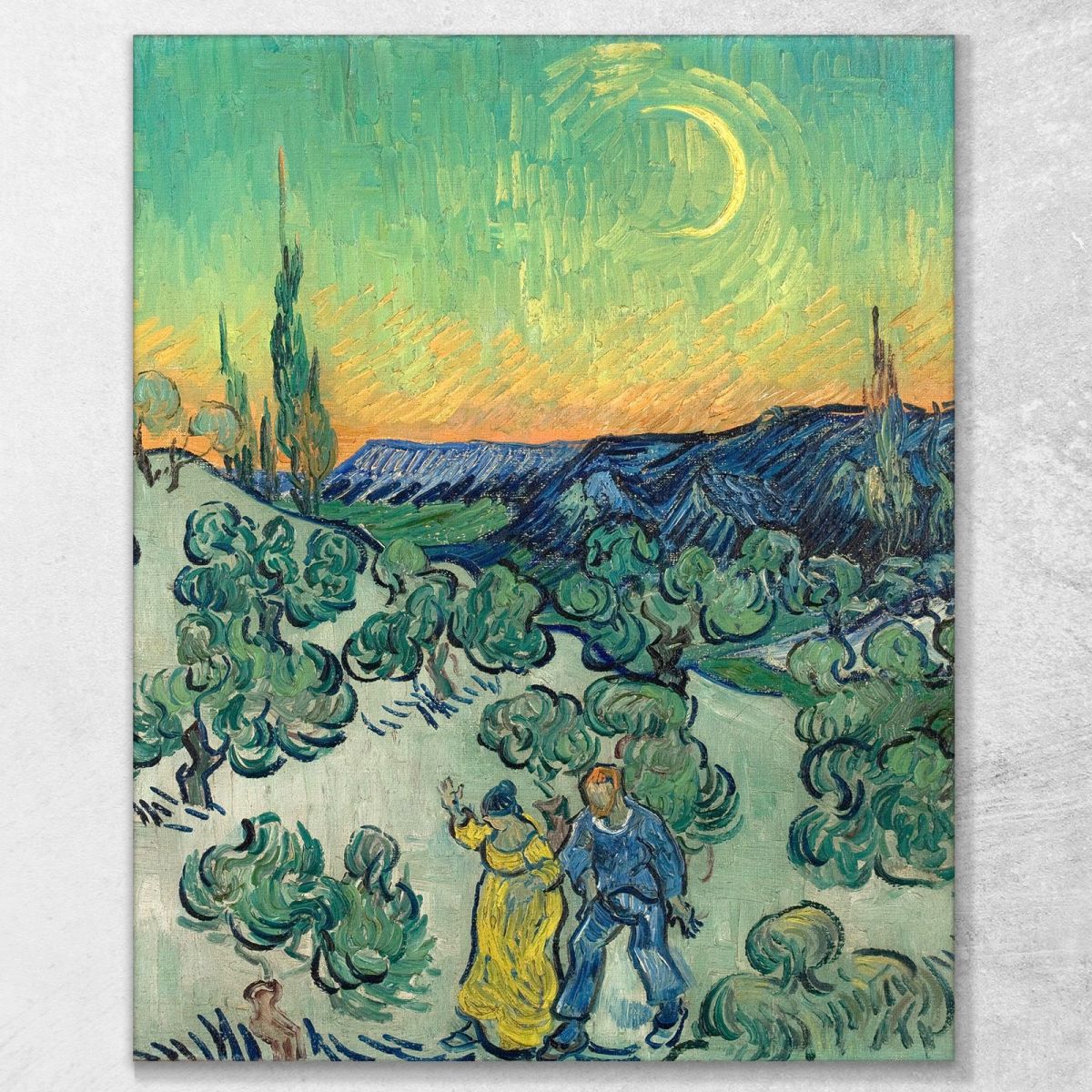 A Walk At Twilight Van Gogh Vincent canvas print vvg11