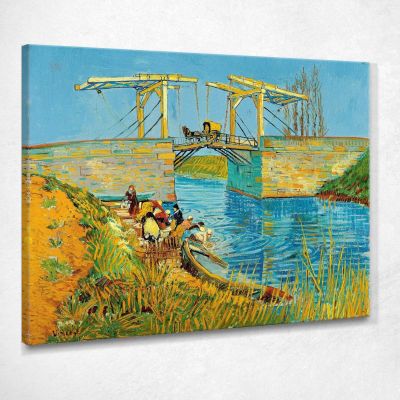 The Langlois Bridge At Arles Van Gogh Vincent canvas print vvg12